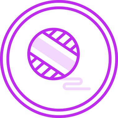 Yün ağ ikonu vektör illüstrasyonu