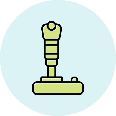 Modern joystick simgesinin vektör çizimi                             