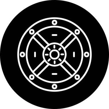 Ağ için koruma kalkanı vektör simgesi 