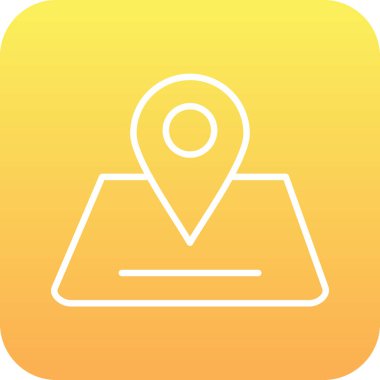 Yer tutucu. Web simgesi basit illüstrasyon