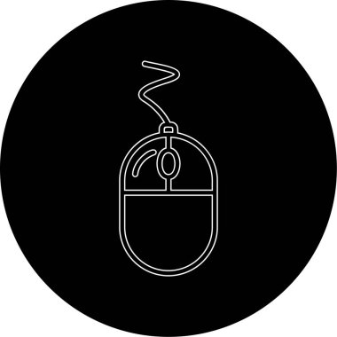 Fare tıklama simgesi. Basit resimleme