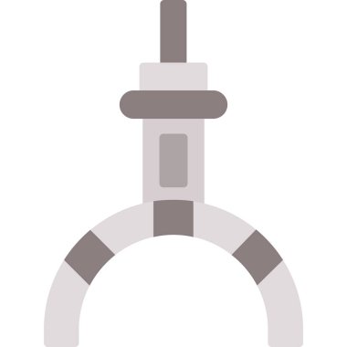 Pençe simgesi, basit vektör illüstrasyonu 