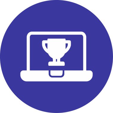 dizüstü bilgisayar simgesi, vektör illüstrasyonu basit tasarım