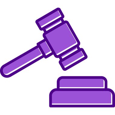 Adalet simgesi vektörünün çekici