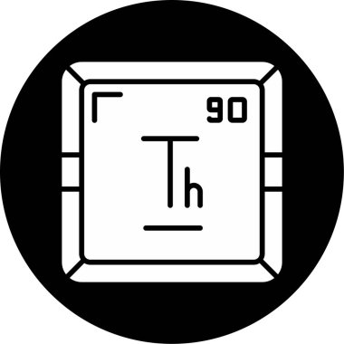 vector illustration of Thorium modern icon               clipart