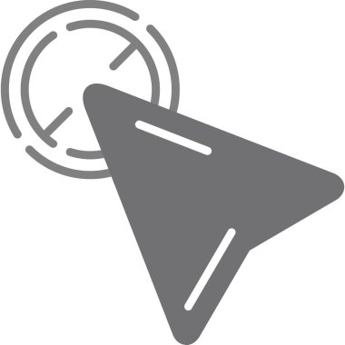 Web simgesi vektör illüstrasyonuna tıklayın 