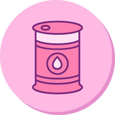 Petrol varil simge vektör çizim