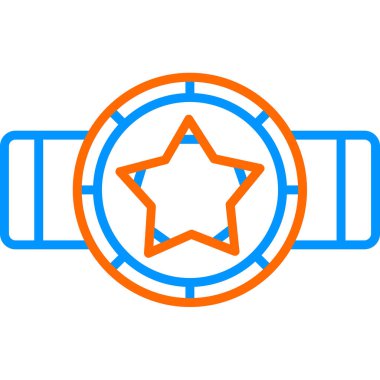 yıldız web simgesi basit illüstrasyon 