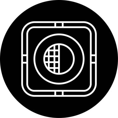 Karşıtlık ağ ikonu vektör illüstrasyonu