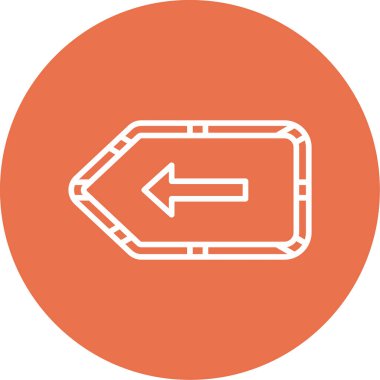 Arkaplan veya ok simgesinin vektör çizimi