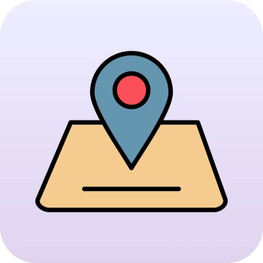 Yer tutucu. Web simgesi basit illüstrasyon