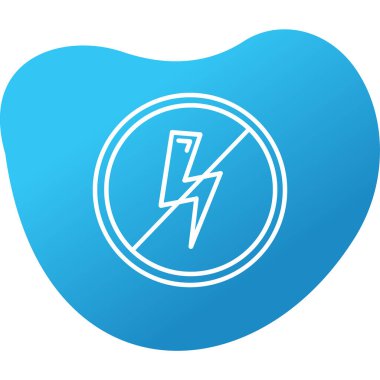 Anti Statik Ağ ikonu vektör illüstrasyonu