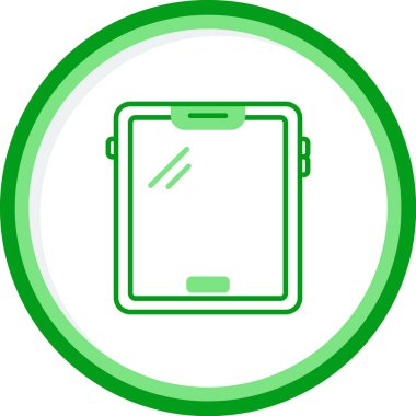 tablet. Web simgesi basit illüstrasyon 