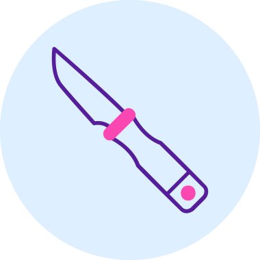 bıçak simgesi vektör illüstrasyonu