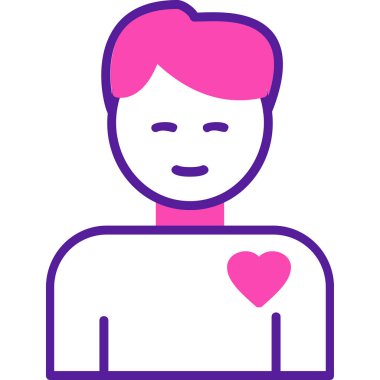 Gönüllü ağ simgesi basit illüComment