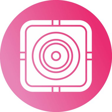 ses kayıt simgesi, vektör illüstrasyonu basit tasarım