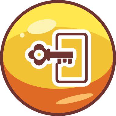 Günlük Kaydı Web simgesi, vektör illüstrasyonu