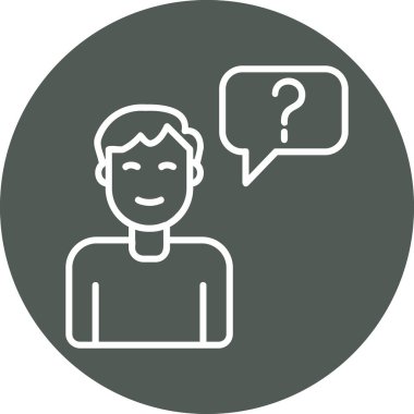 Danışmanlık ve Eğitim modern web simgesi, vektör illüstrasyonu           