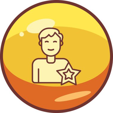 Tecrübe Ağı simgesinin vektör çizimi 