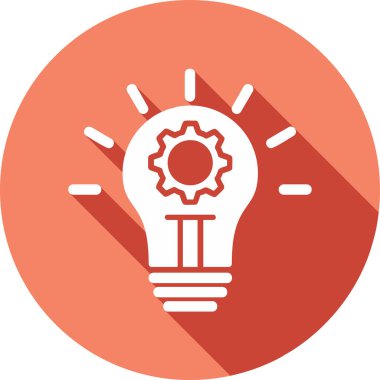 İnovasyon web simgesi basit illüstrasyon 