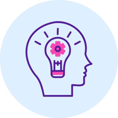 Idea web icon simple illustration 