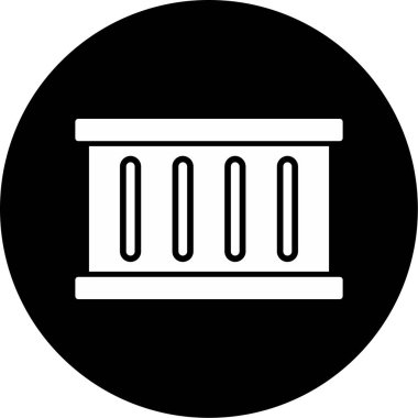 kabuk ağ simgesi vektör illüstrasyonu