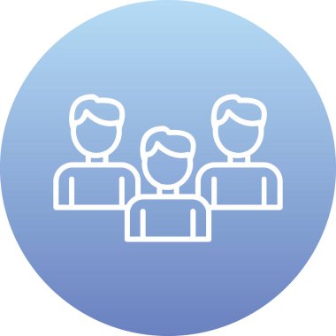 vector illustration of Group people icon 
