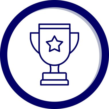 ödül web simgesi basit illüstrasyon