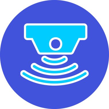 sensör simgesi, vektör illüstrasyonu basit tasarım