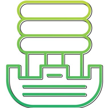 Ampul Ağı basit simgesinin vektör çizimi