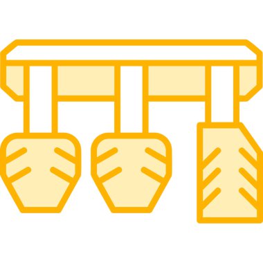 Araba Pedalları simgesinin vektör illüstrasyonu        