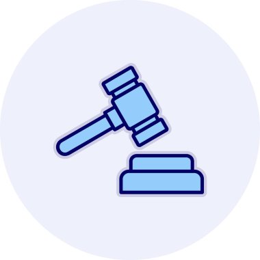 Adalet simgesi vektörünün çekici