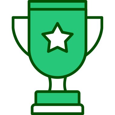 ödül web simgesi basit illüstrasyon