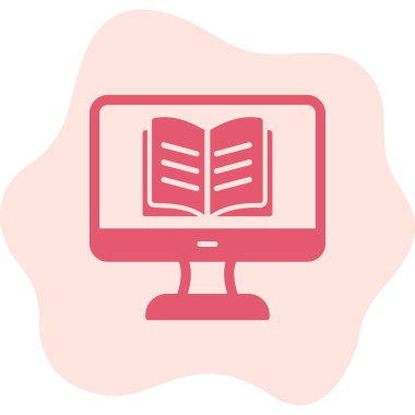 Özel ders. Web simgesi basit illüstrasyon