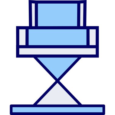 Yönetici Koltuğu simgesinin vektör illüstrasyonu           