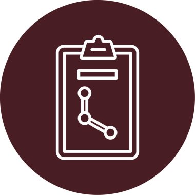 Analiz web simgesi, vektör illüstrasyonu