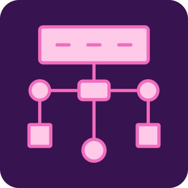 vector illustration of modern Algorithm icon            