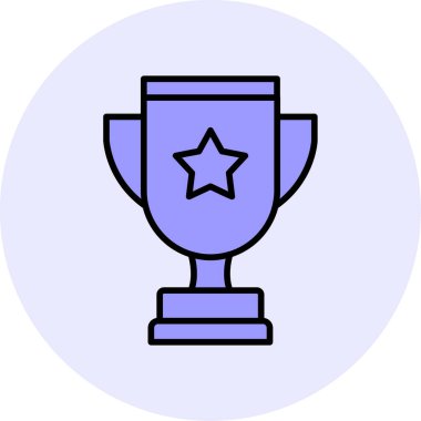 ödül web simgesi basit illüstrasyon