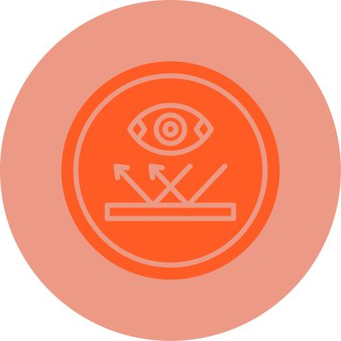 Şeffaf efekt simgesinin web illüstrasyonu