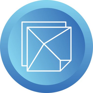 Kağıt. Web simgesi basit illüstrasyon