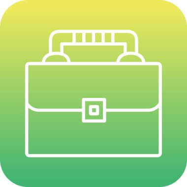 Evrak Çantası'nı web simge vektör çizim