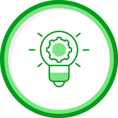 İnovasyon web simgesi basit illüstrasyon 