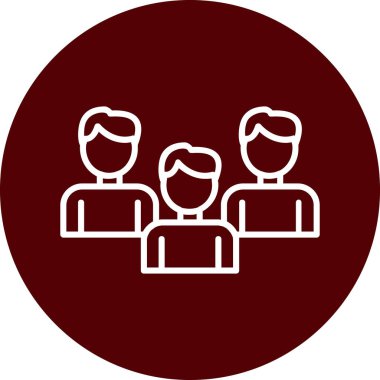vector illustration of Group people icon 