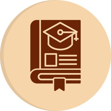 Eğitimin vektör illüstrasyonu modern simge 