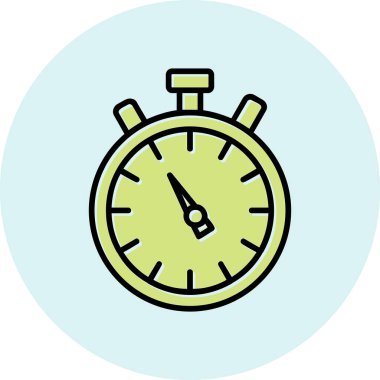 Kronometre simgesi çizimi