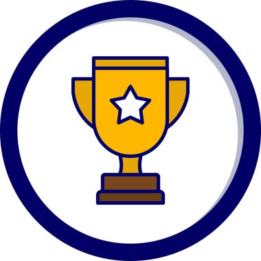 ödül web simgesi basit illüstrasyon