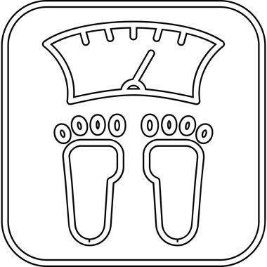 Taslak biçimdeki ağırlık simgesi 