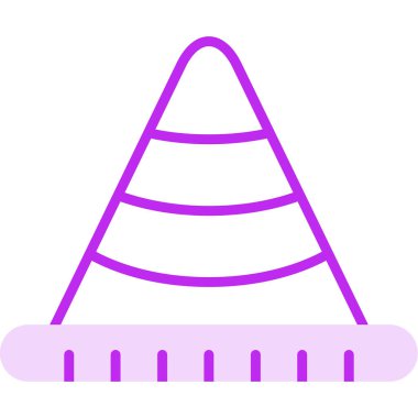 koni simgesi, vektör illüstrasyonu basit tasarım