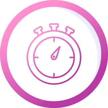 Kronometre simgesi çizimi