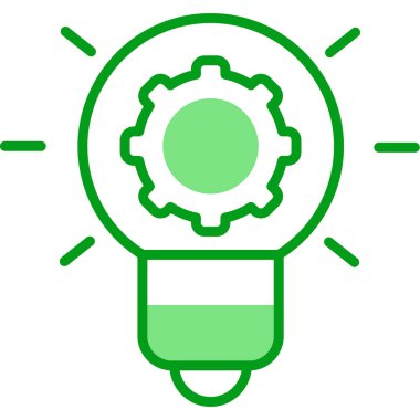 İnovasyon web simgesi basit illüstrasyon 